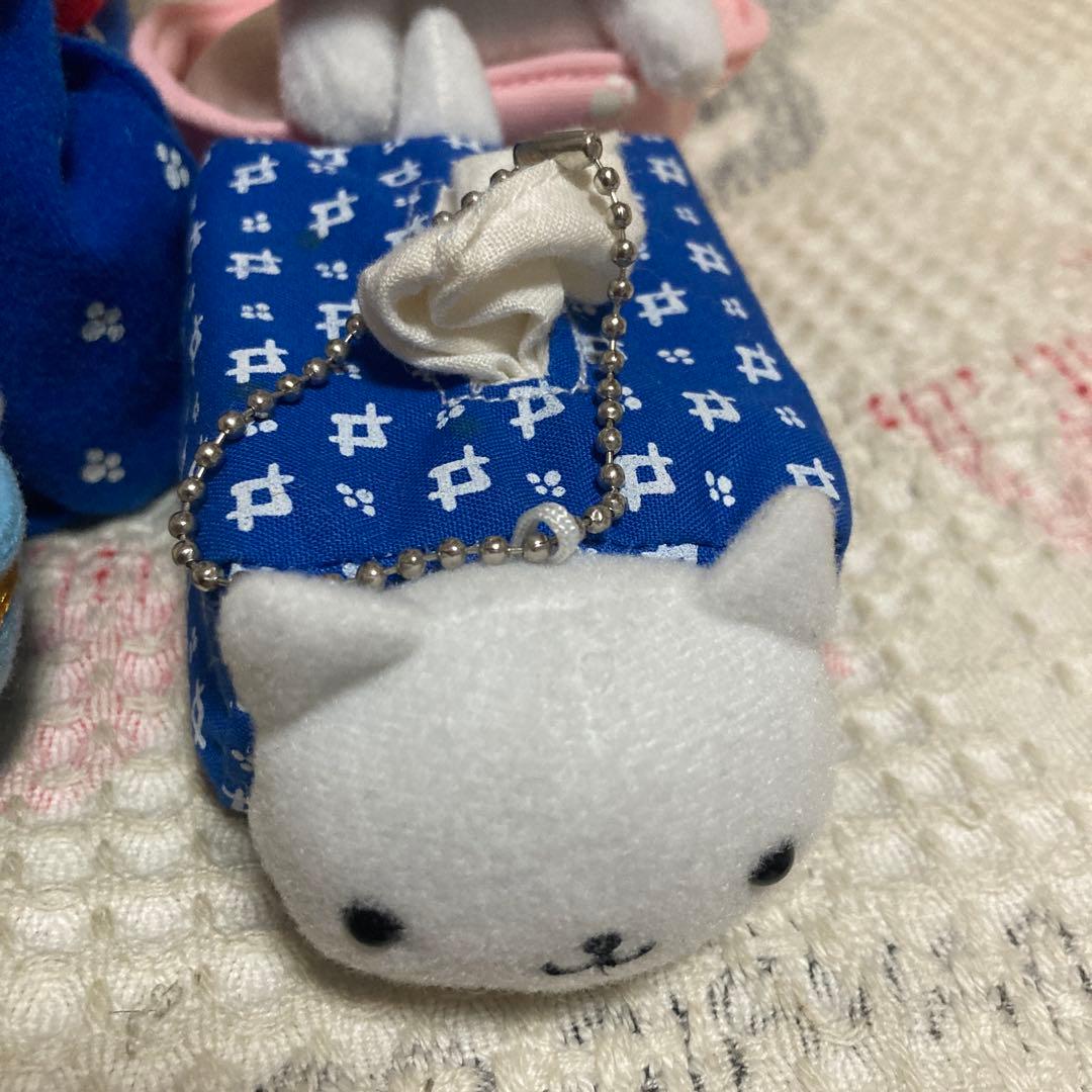 にゃんにゃんにゃんこ　にゃんこ温泉　おかみ　ぬいぐるみ　他3こセット　中古品