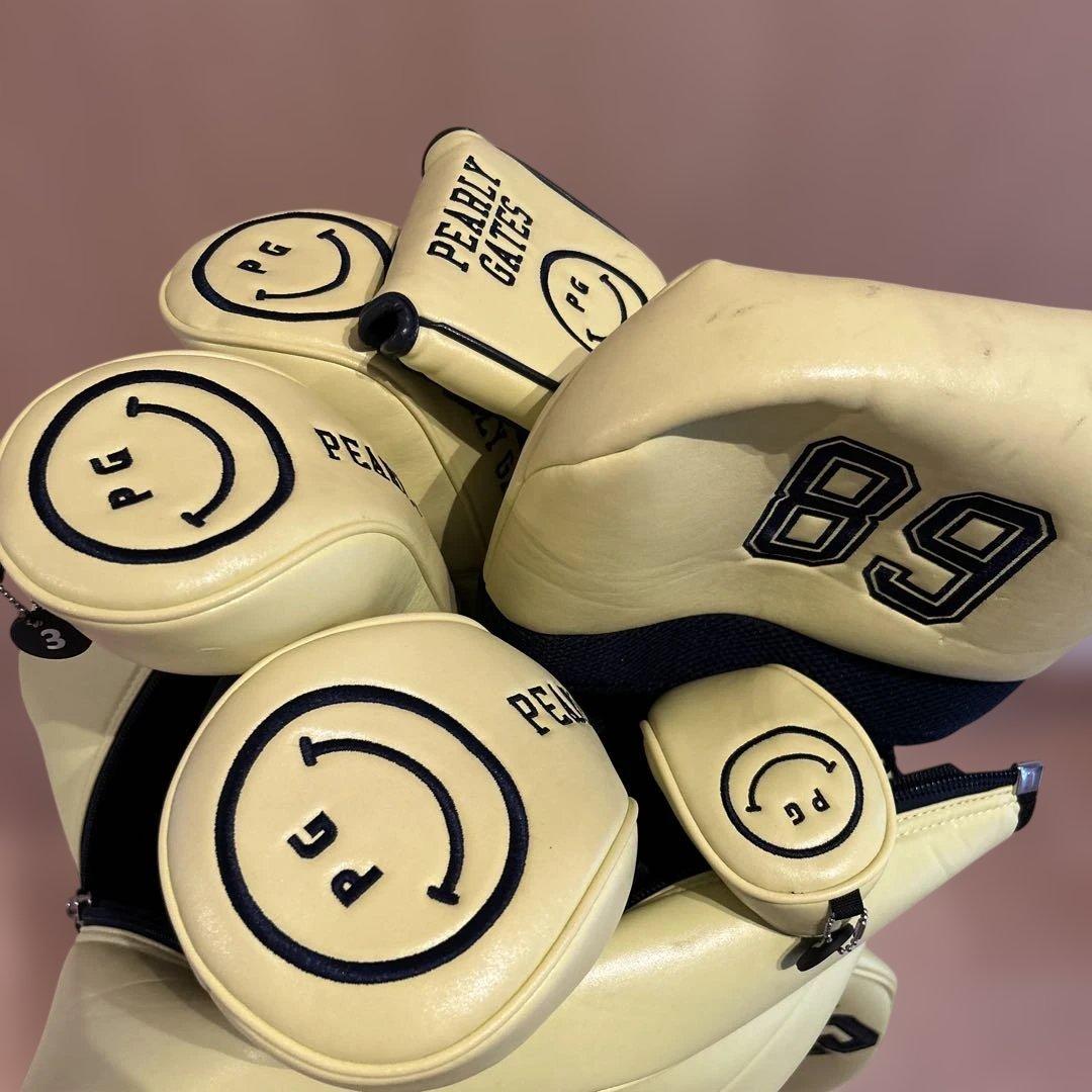 PEARLY GATES キャディバッグ 89 イエロー　ヘッドカバー付