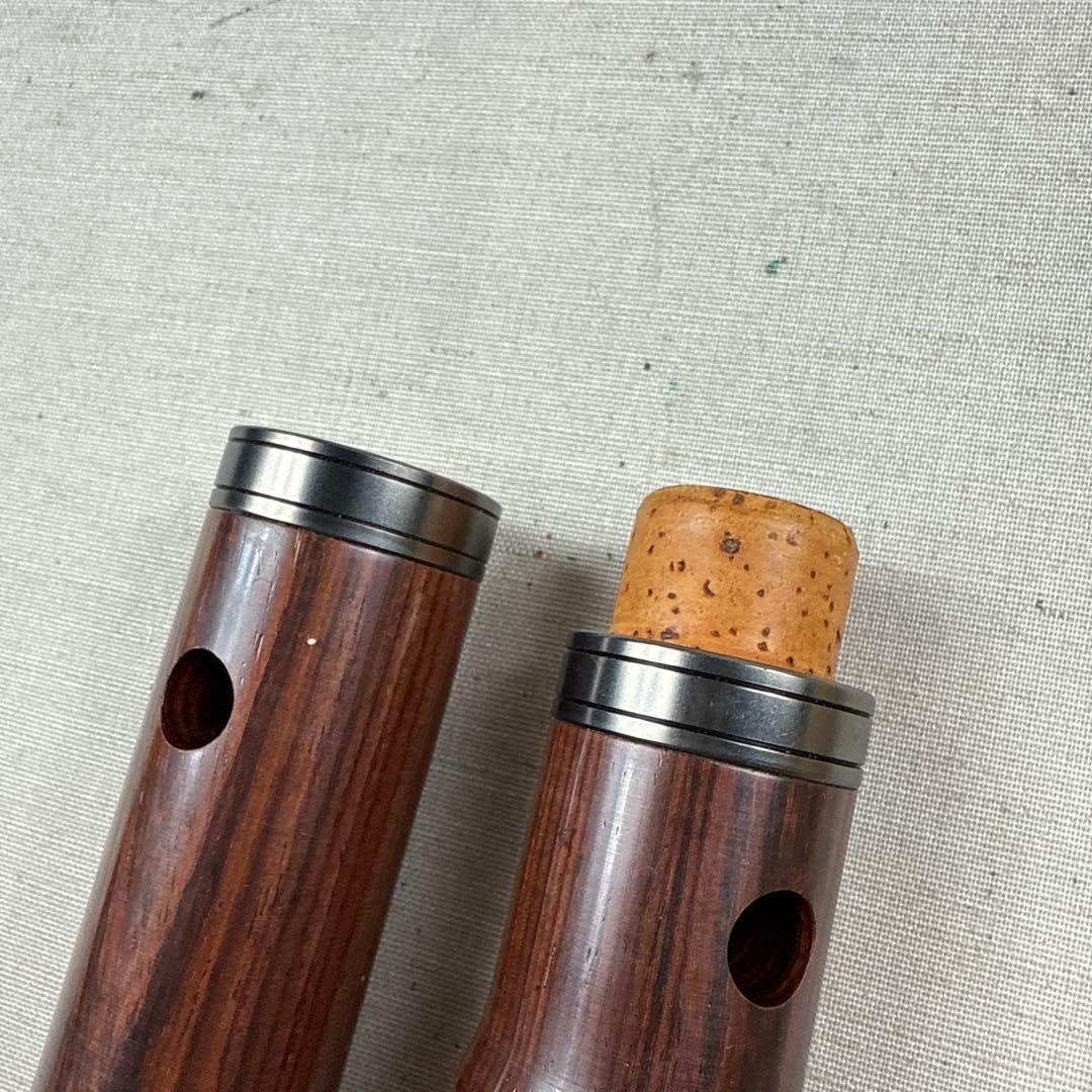 未使用 箱付き 東邦楽器 都山流 尺八寸管 清風 紫壇