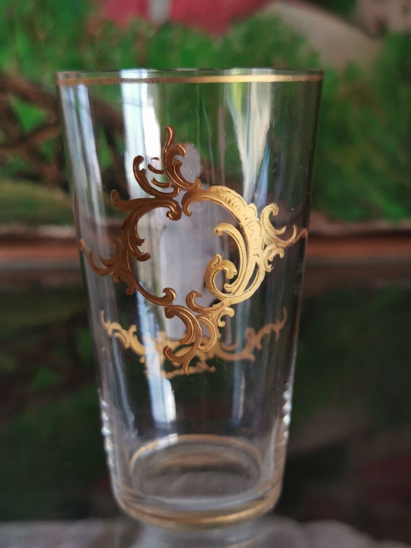 アンティーク ロブマイヤー ウィーン 手描エナメル金彩 オペラ歌劇ショットグラス
