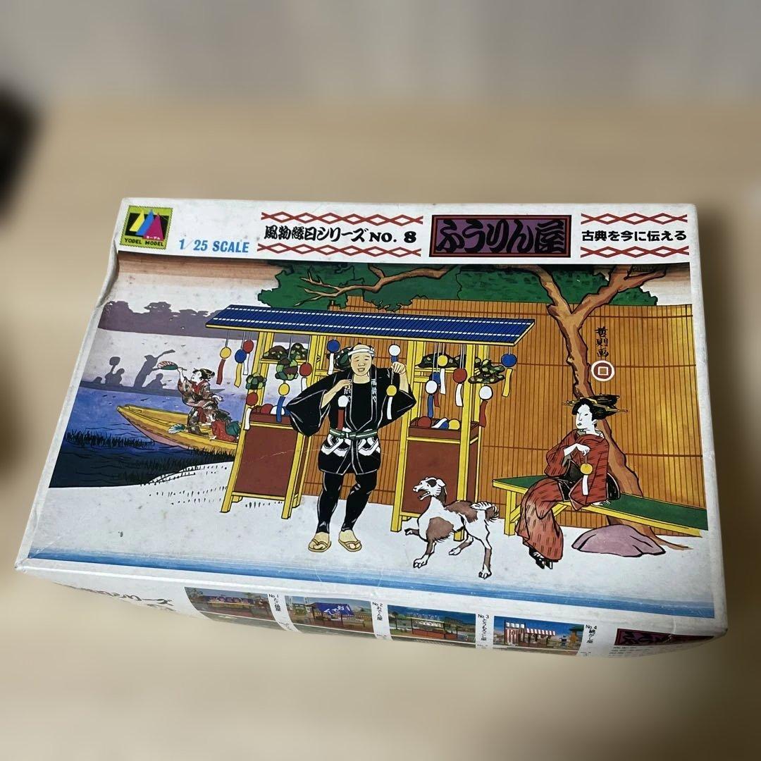 江戸市井情景模型セット｜そば屋×かざり屋 1/25 旧作. Ln451