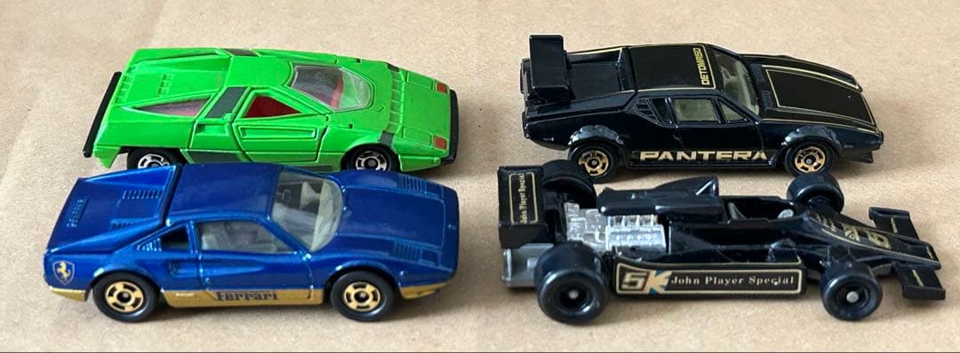 日本製 トミカ スーパーカー 4台セット