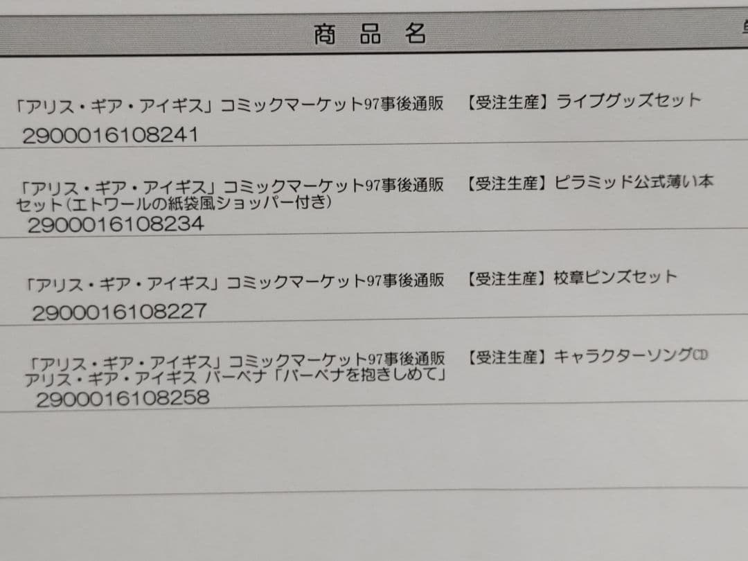 未開封 コミケc97 c99 アリスギア 本 CD メガミデバイス コトブキヤ