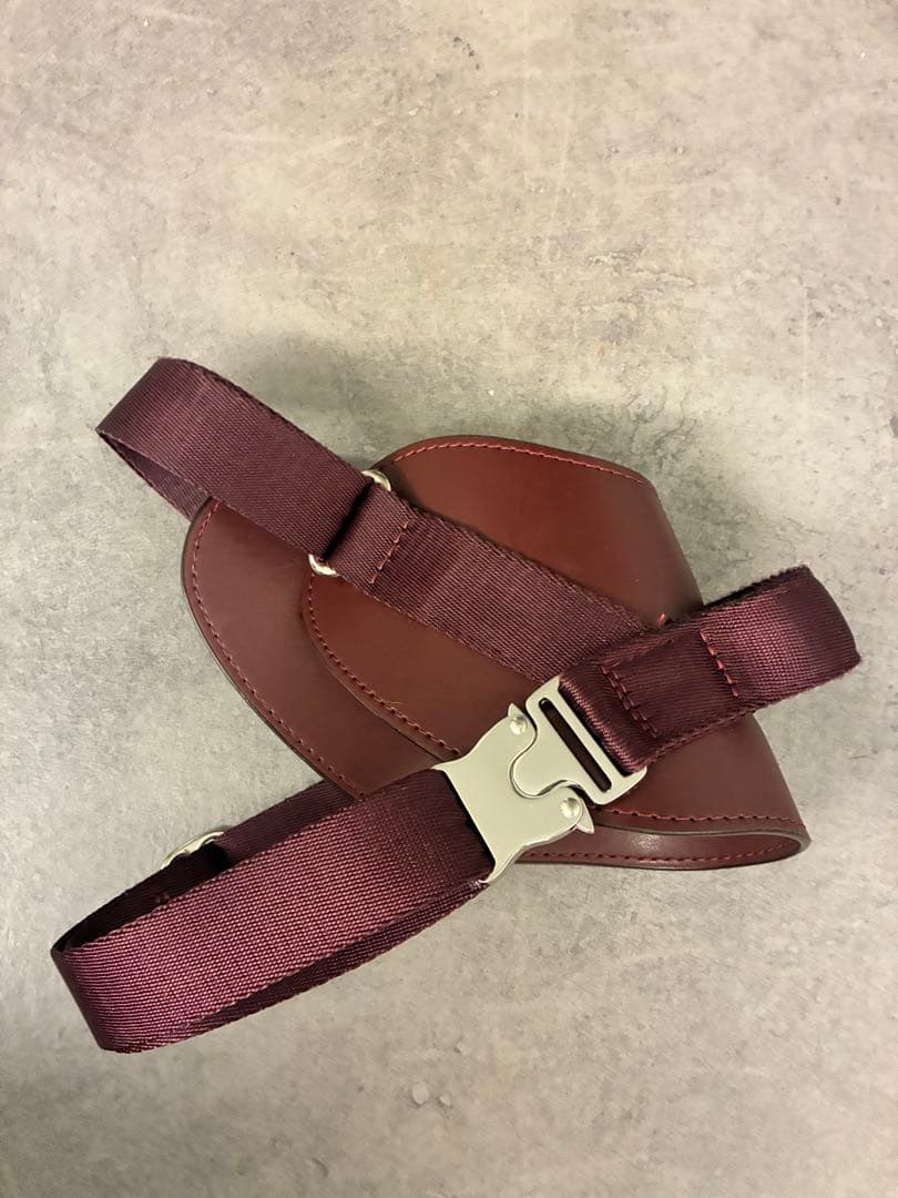 HOZI Saddle Harness バーガンディSサイズリード