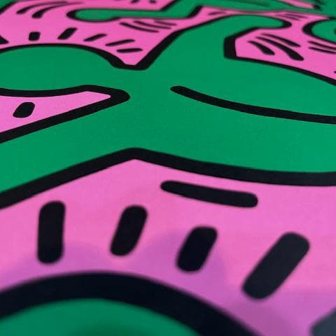 額装品/Tree of Life 1985 キース ヘリング/アートポスター