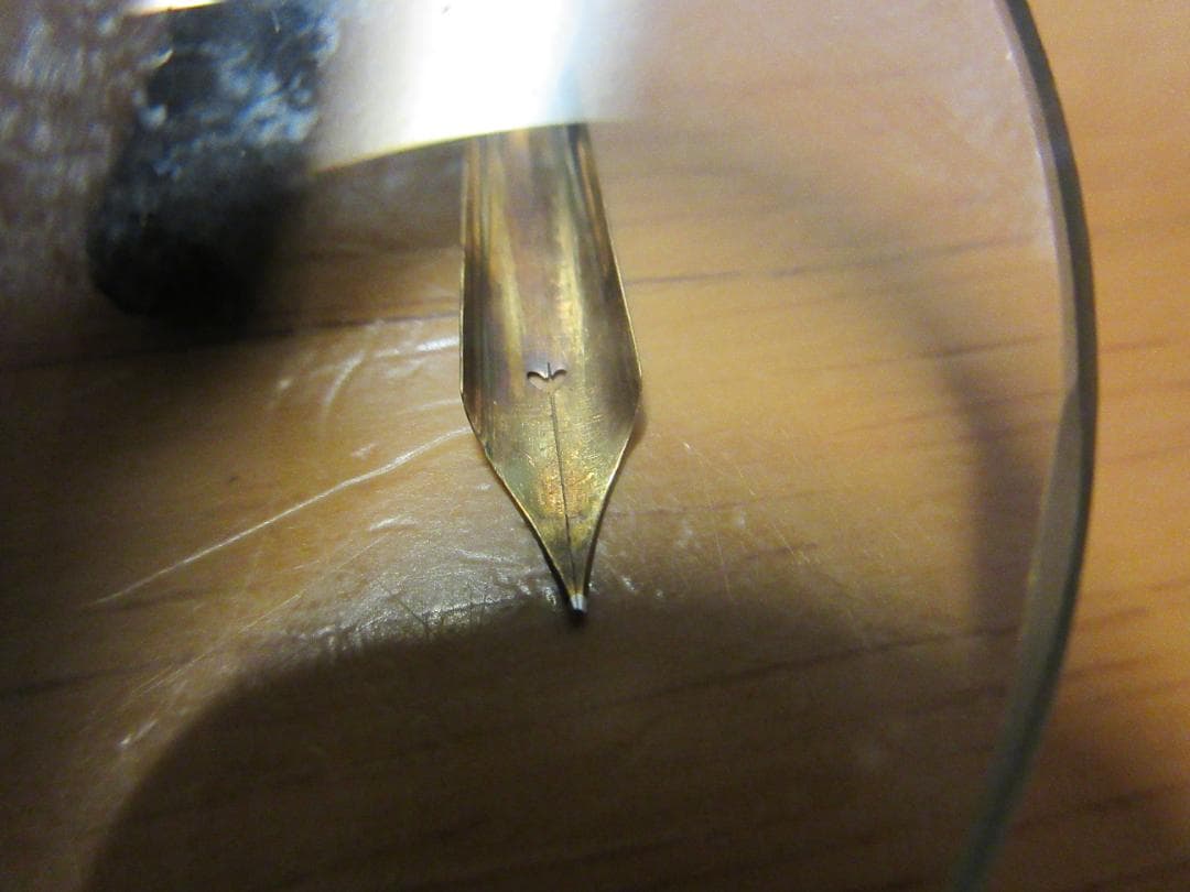 戦前 インク止め式 万年筆 14K