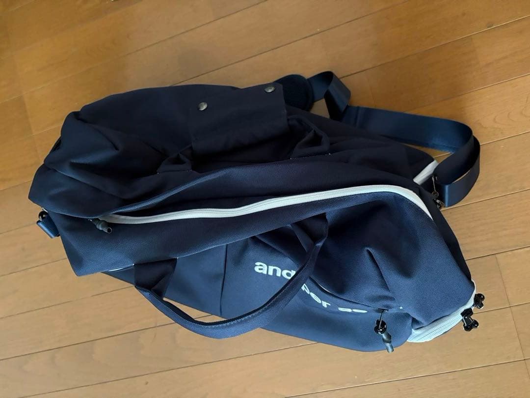 and per se（アンパスィ） ゴルフ用ボストンバッグ ネイビー