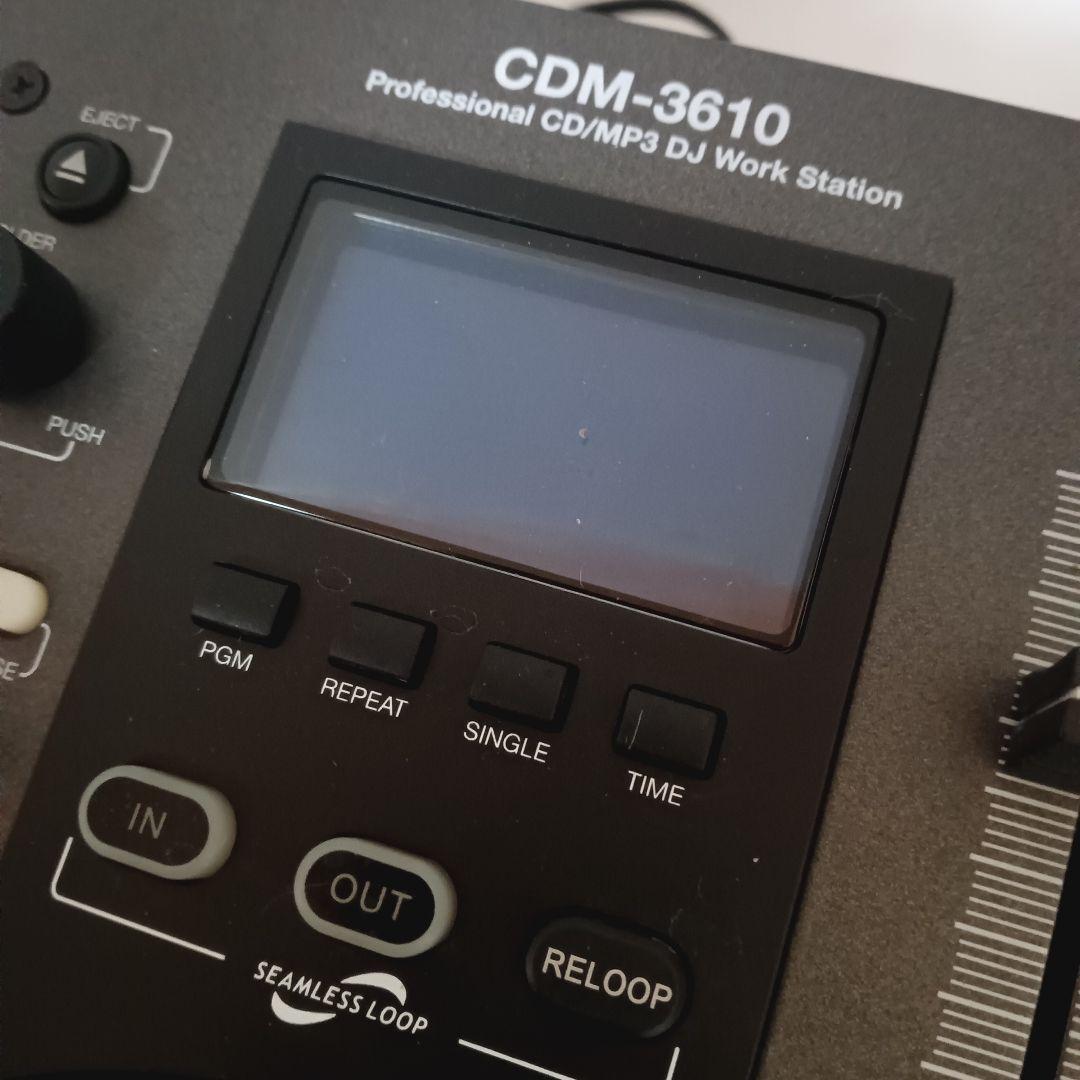 Gemini CDM-3610 DJ 通電確認 現状品 ミキサー ジェミナイ