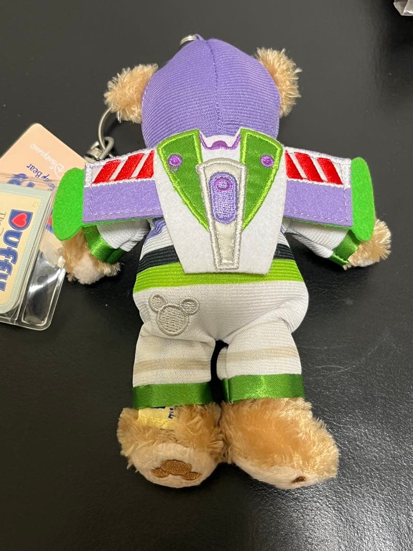 ダッフィー バズ・ライトイヤー 香港ディズニーランド ぬいぐるみキーチェーン