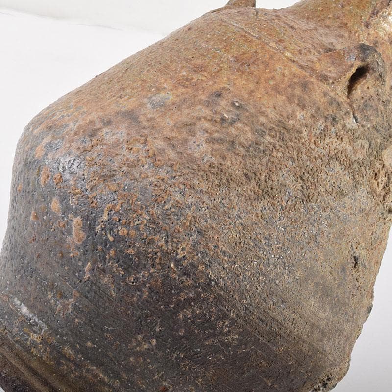 瀬戸焼　古瀬戸　二光造　三耳花入　C　7056