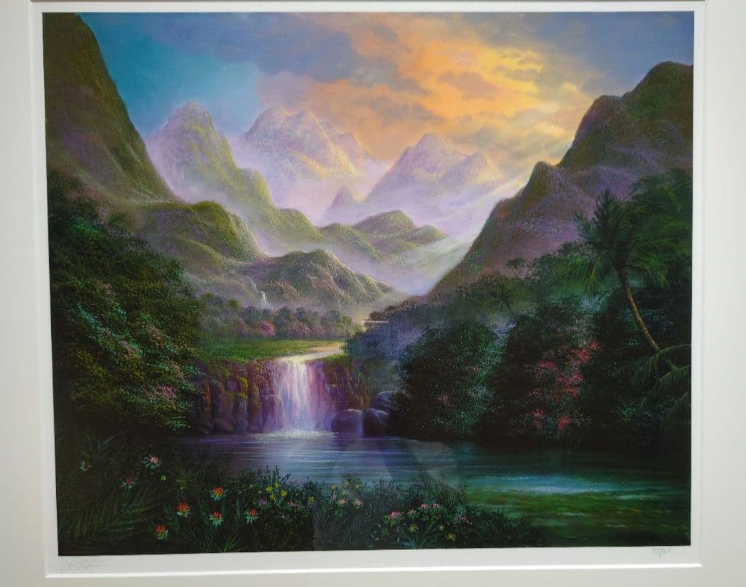 特価◯絵画 シルクスクリーン版画 額装品