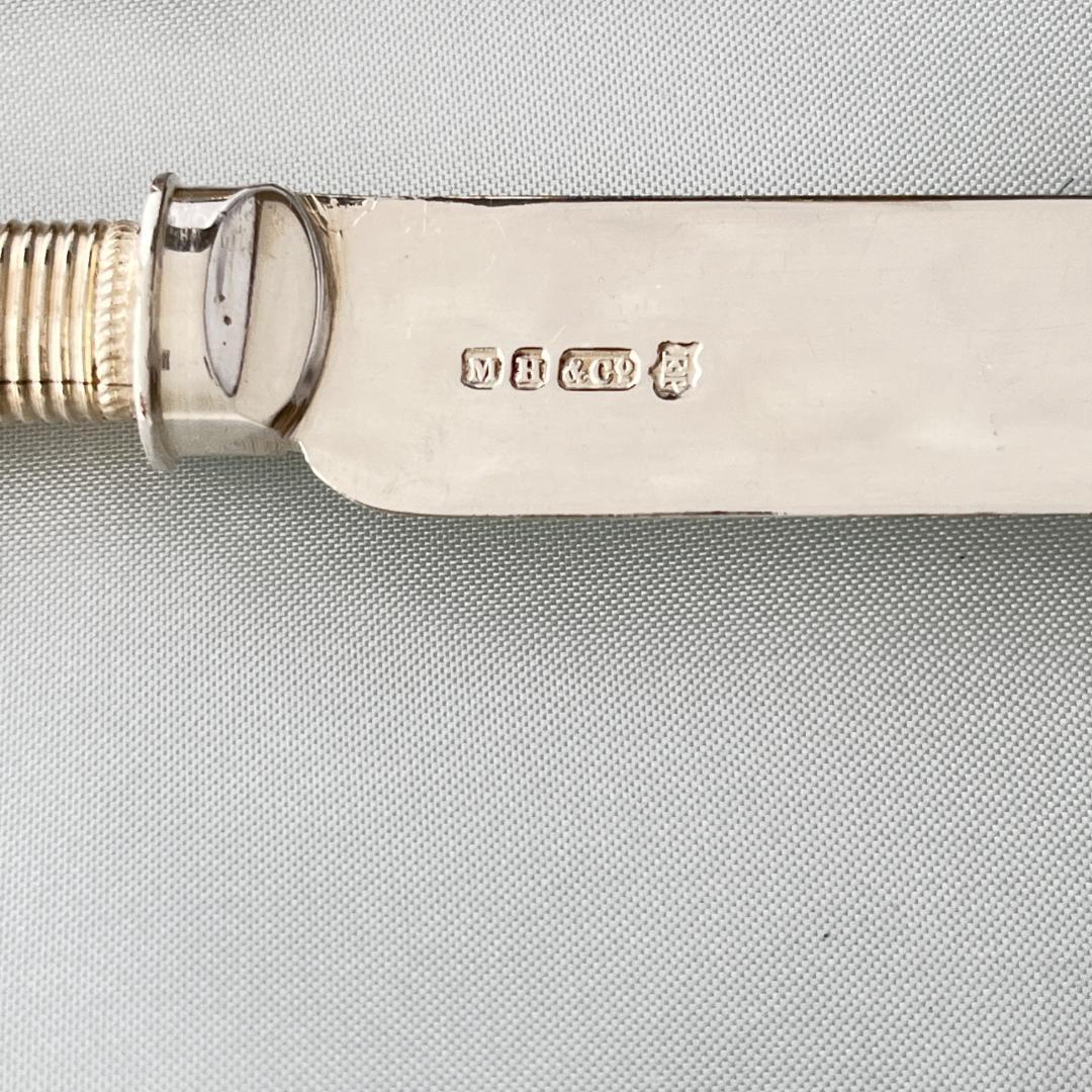 【William Yates 】【白蝶貝 / 純銀継手】デザートセット ケース