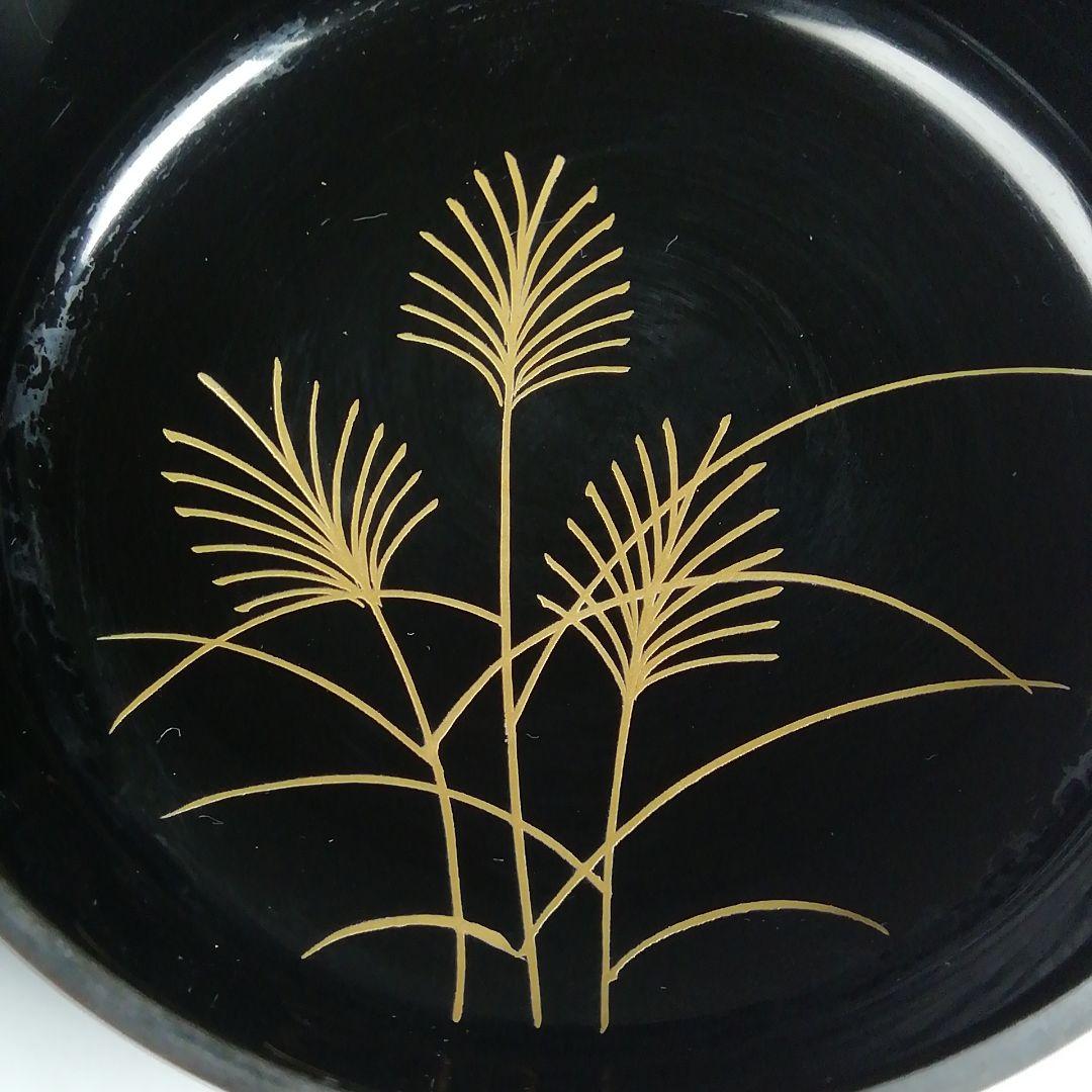 Ｔ９９９　棗　『鈴虫蒔絵』『雪吹』『竹内幸済 作』　共箱　茶道具