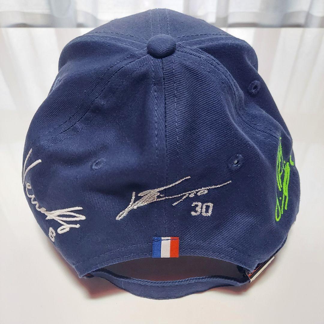 パリサンジェルマン　サッカー　【新品】　キャップ　現地刺繍　5人のサイン入り