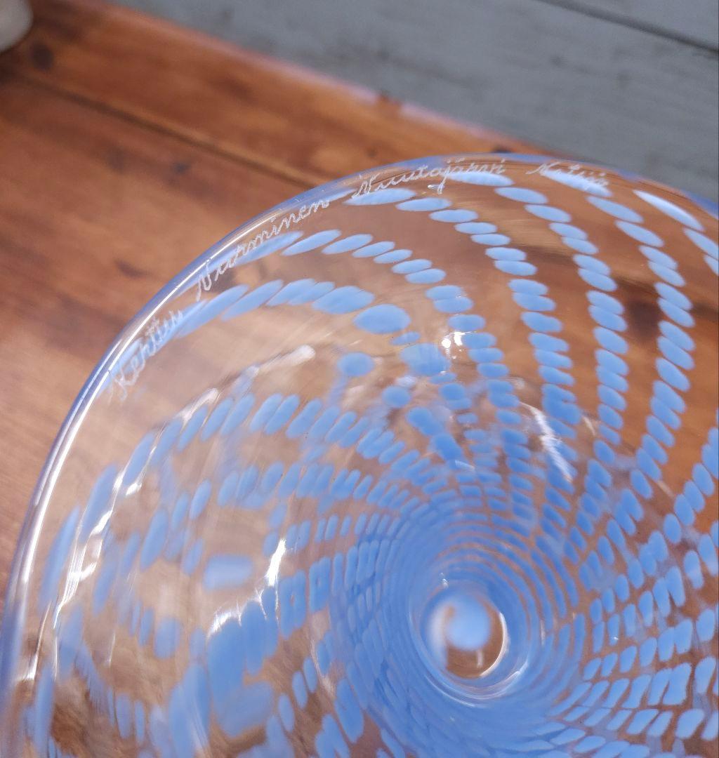 希少 ヌータヤルヴィ Nuutajarvi ヴィンテージ コンポート ガラス器
