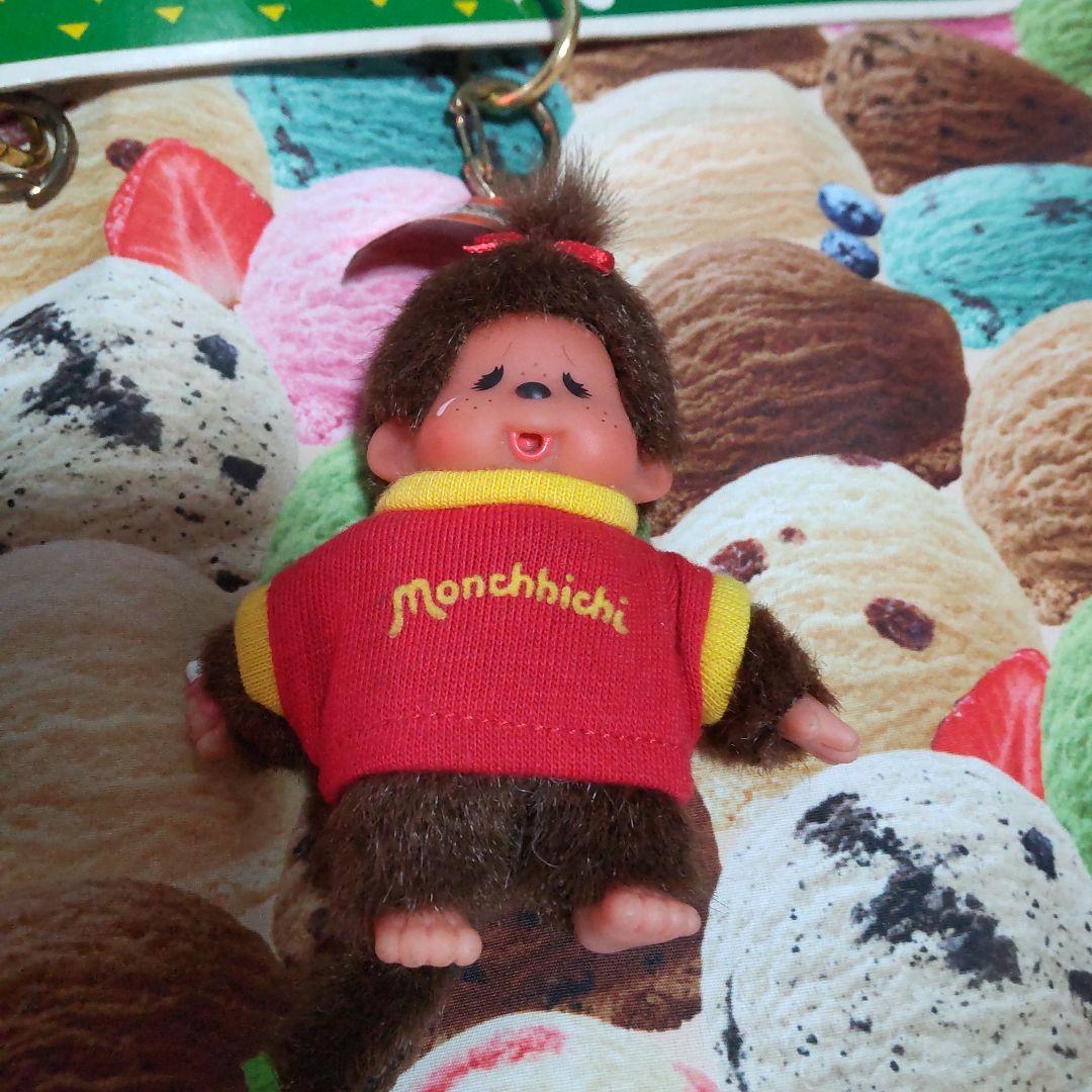 モンチッチ キーチェーン 2個&非売品 ディスプレイボード付 泣き顔