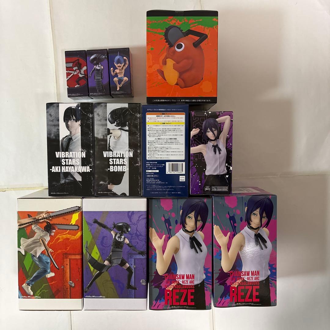 チェンソーマン　フィギュアセット　レゼ　ボム　ポチタ