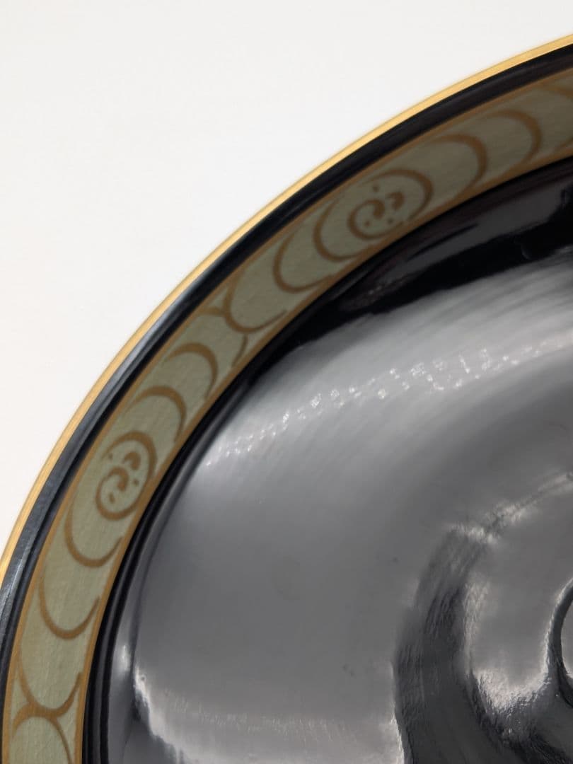 加藤清峰 京焼 黒地金彩茶盌 共箱合布栞 清水焼 抹茶碗 抹茶茶碗 茶道具 茶器