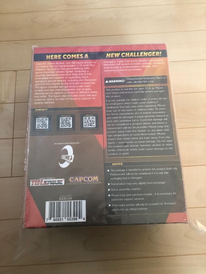 ICONIQ ストリートファイターＶ ケン 1/6 フィギュア アイコニック