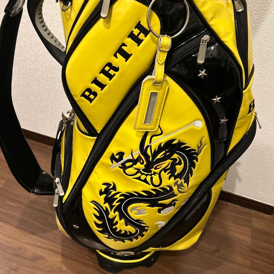 BIRTH バース キャディバッグ ゴルフバッグ エナメル ドラゴン ９型