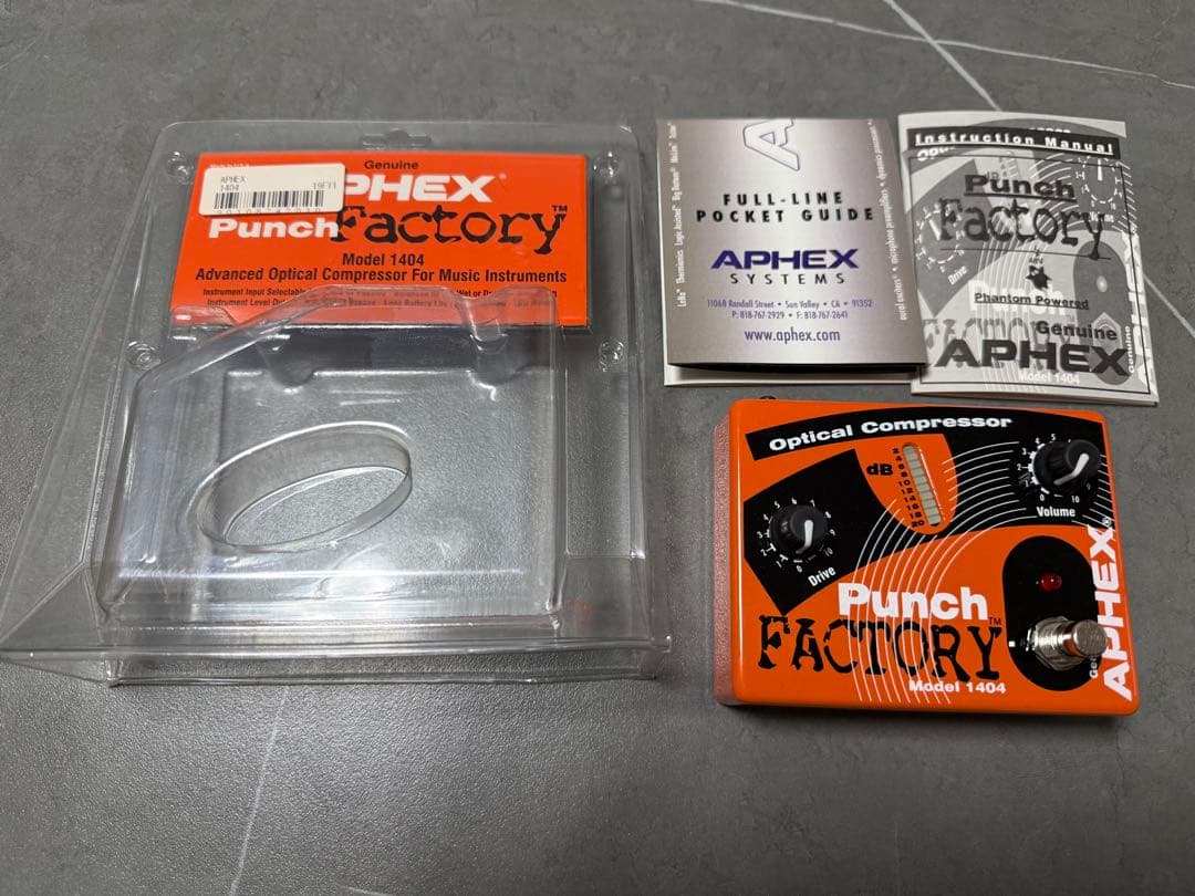 APHEX Punch Factory Model 1404 光学コンプレッサー