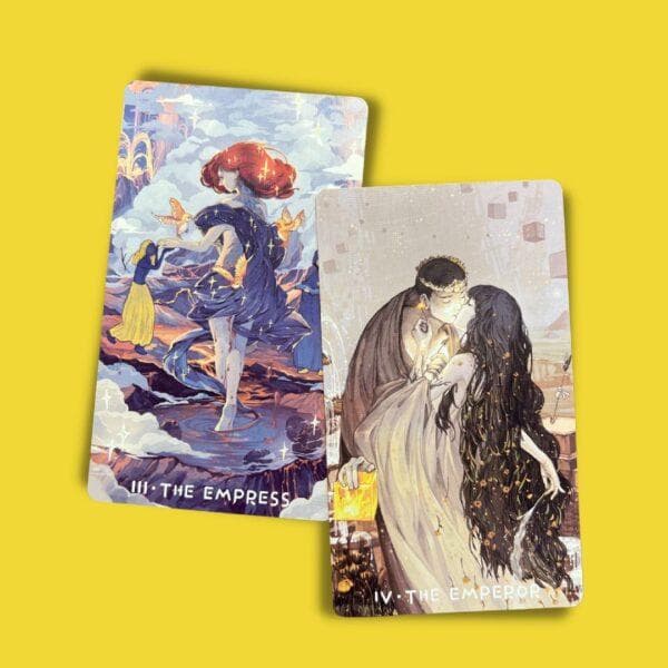 【正規品タロットカード】超レア✨クラファン完売品✨雨と光が織りなすデッキ／ミニ版