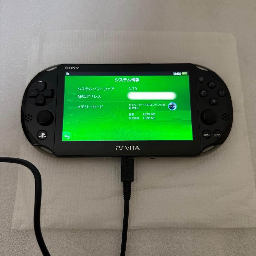 SONY PSVita PCH-2000 カーキ/ブラック ZA16 完品