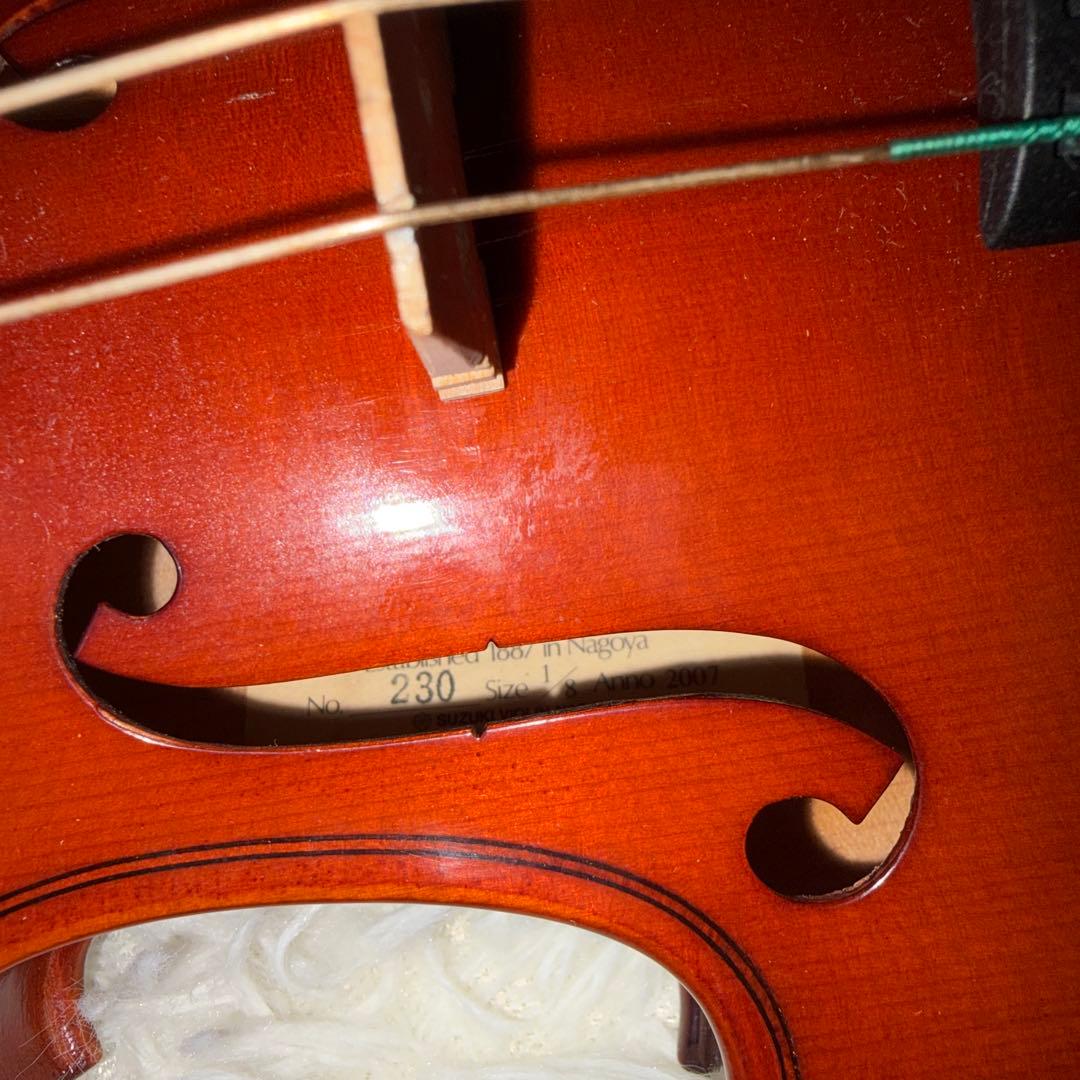 SUZUKI スズキ バイオリン No.230 1/8 子供用 ケース付き