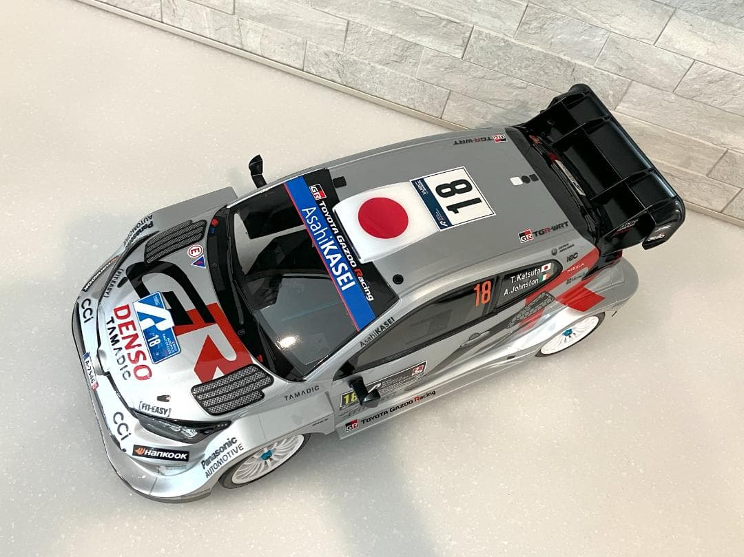 タミヤRCボディ ヤリス WRC2025 ラリーギリシャ・アクロポリス 勝田選手