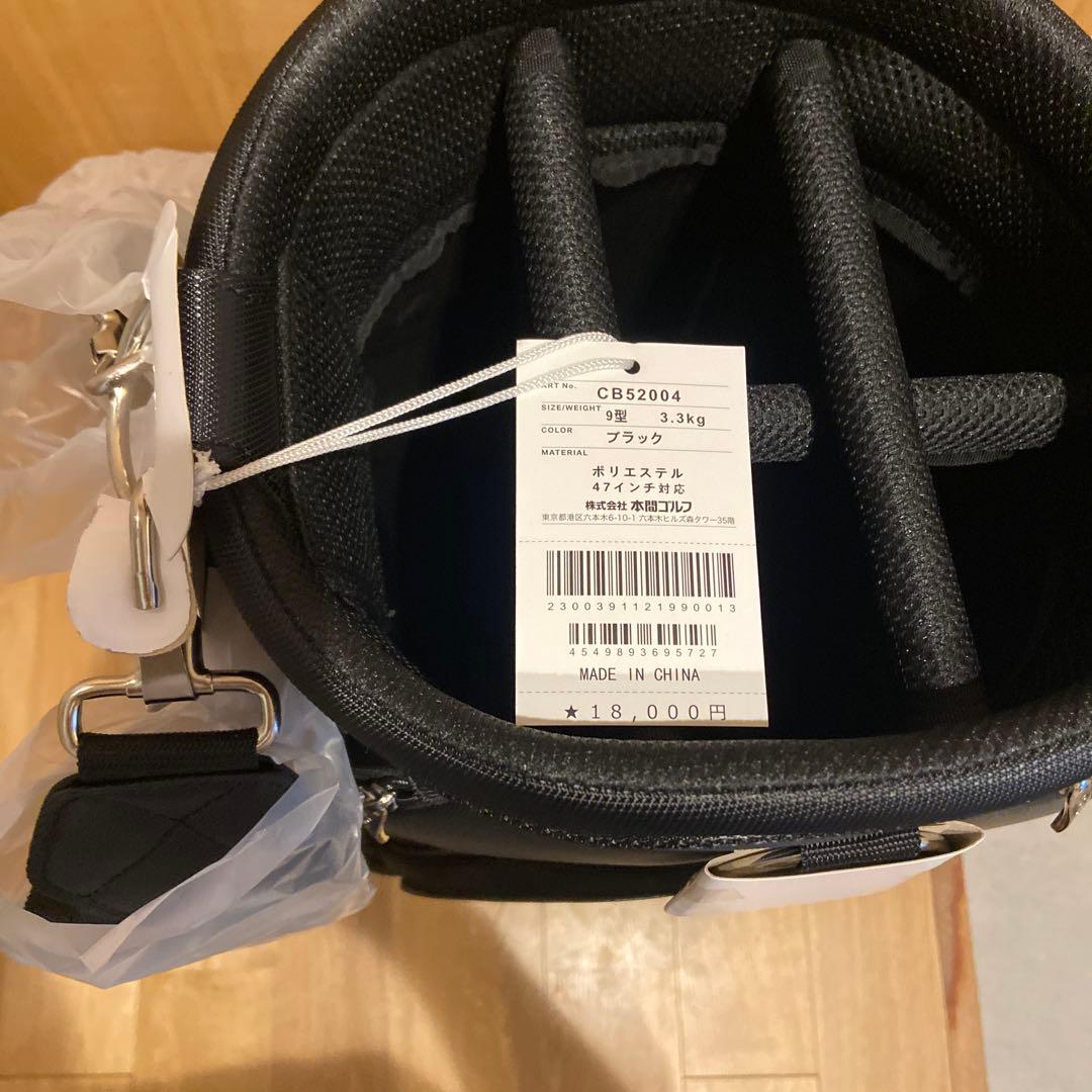 新品未使用HONMA ゴルフキャディバッグ CB52604 ブラック