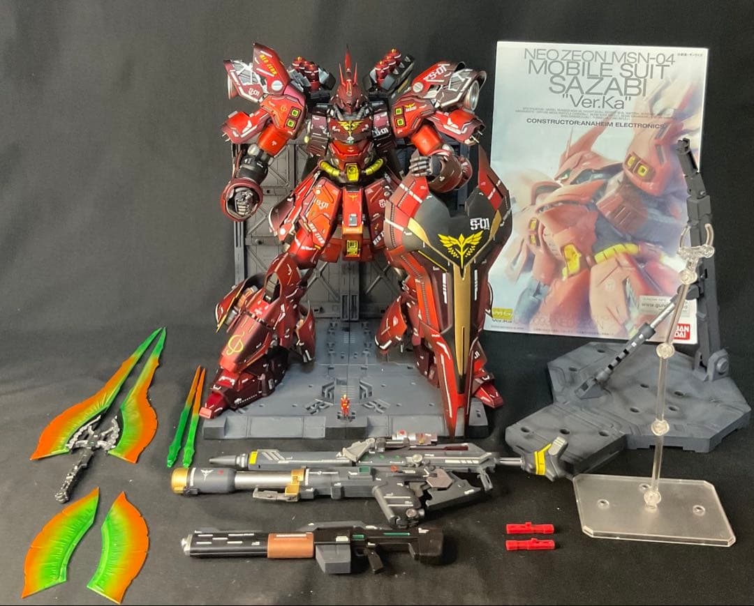 MG サザビーVer.Ka 徹底監修　塗装　完成品