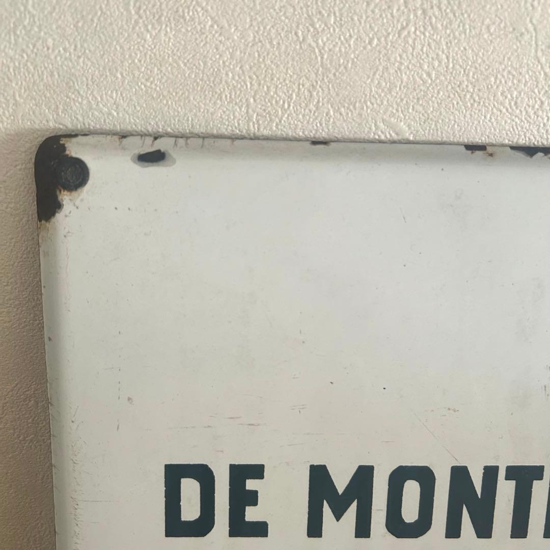 フランス アンティーク ホーロー サインプレート 看板 30㎝×50㎝