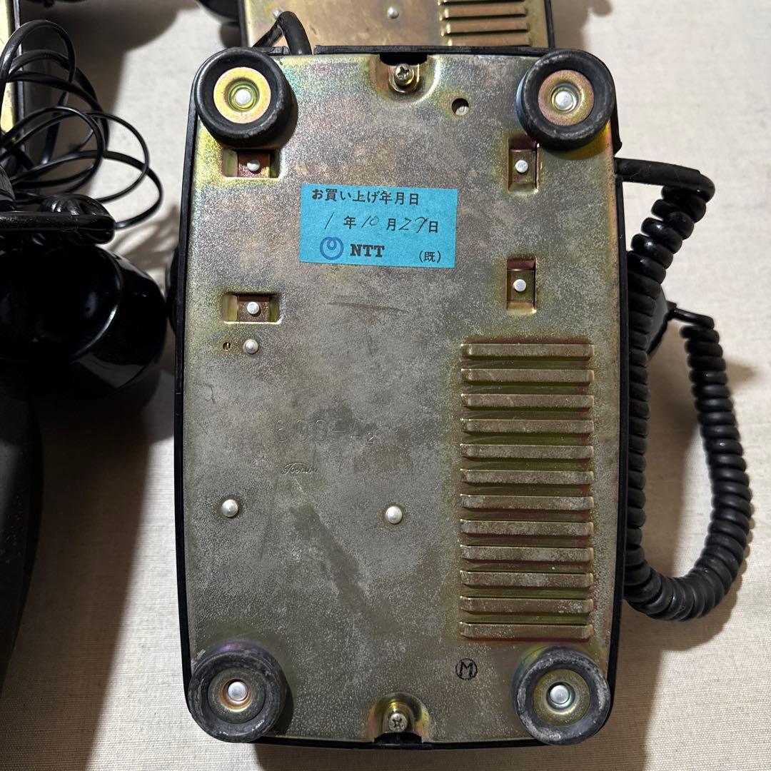 60s 昭和レトロ Japan 黒電話 ダイヤル式電話機 6台まとめ売り セット