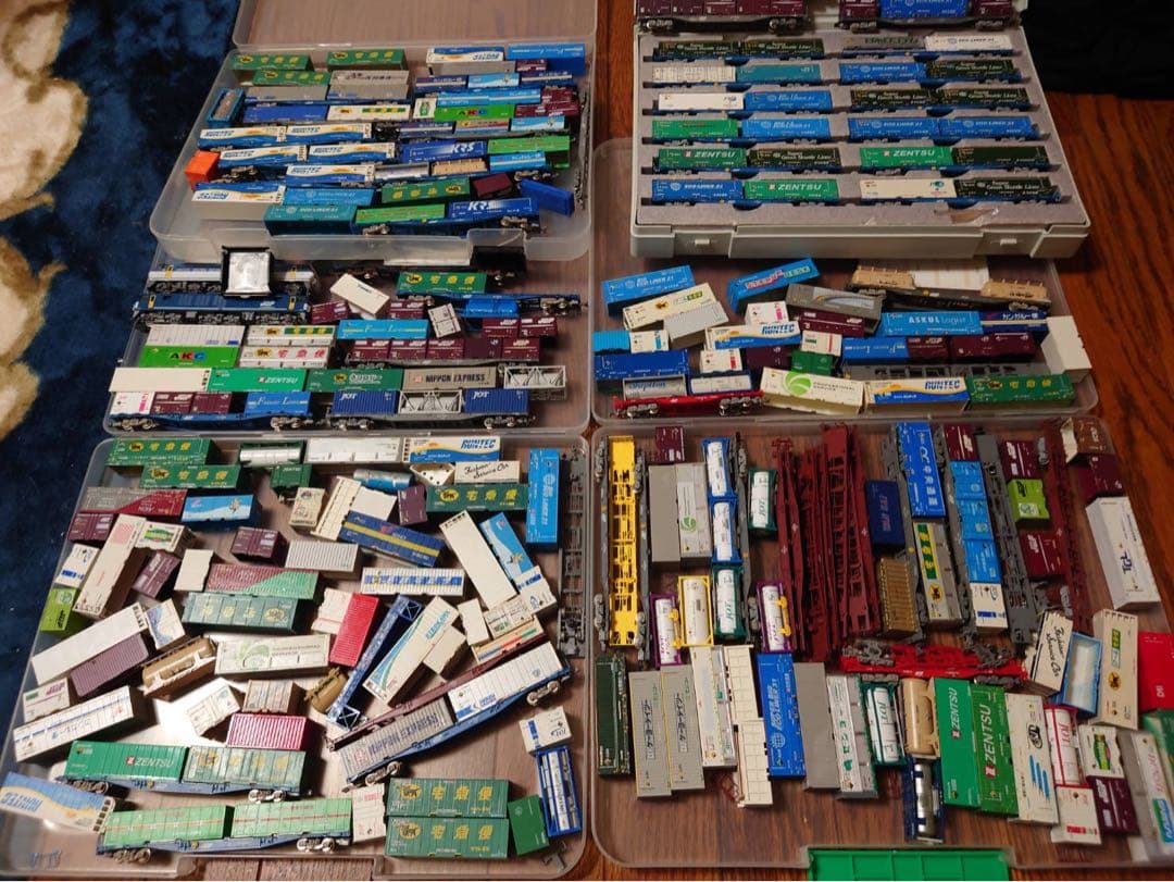 ジャンク品貨物列車 コンテナ 機関車ジャンク現状品