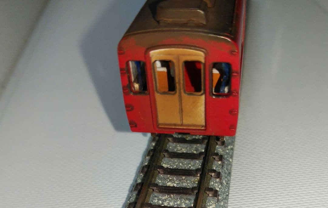 ウィンダー様鉄コレ　名鉄7700系Ｎ化済み及び各部汚し加工、デティールアップ仕様