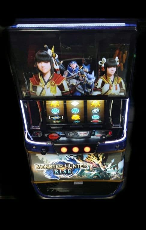 パチスロ実機 モンスターハンターライズ オートプレイスマスロユニット