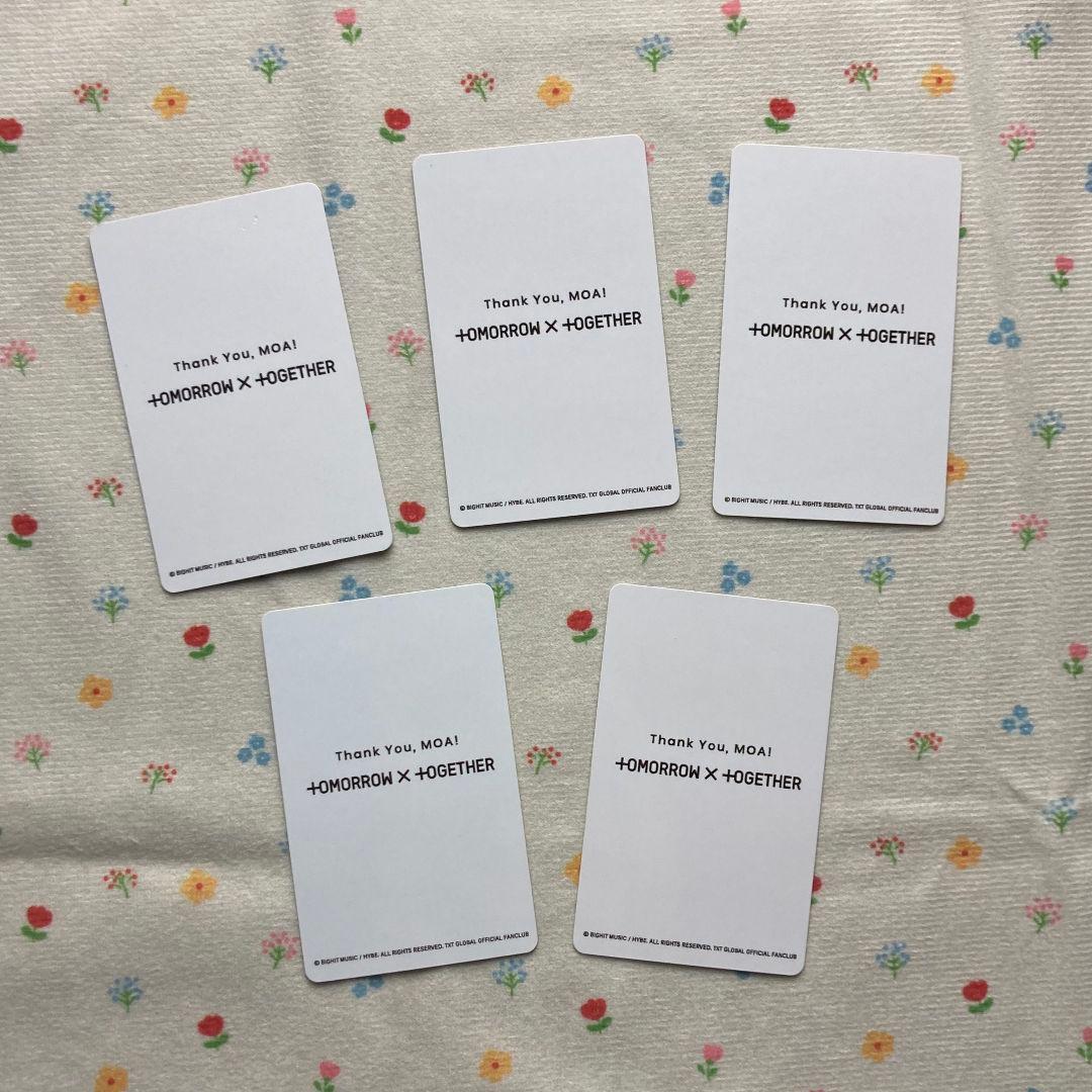 TXT FC 新規入会限定 ファンクラブ 特典 トレカ 5枚