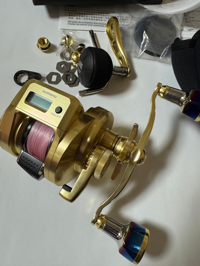 OCEA CONQUEST CT 200HG ゴールドリール