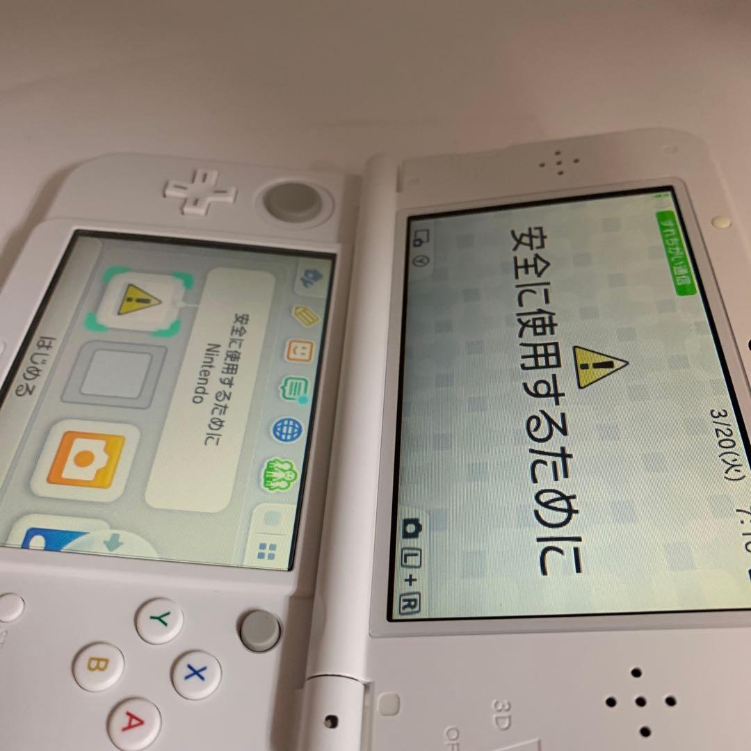 上下IPS　Newニンテンドー3DSLL パールホワイト 222291