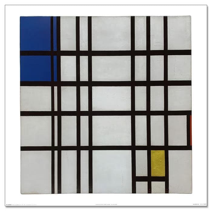 額装品/ピエト モンドリアン/Rhythmus/ポスター/アート/インテリア