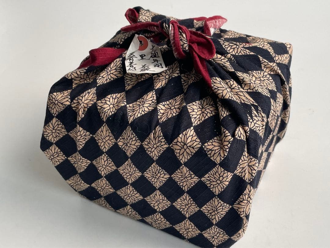 陶芸家　大樋年朗　大樋長左衛門　黒茶碗　幕釉　黒楽茶碗　鵬雲斎書付　共箱