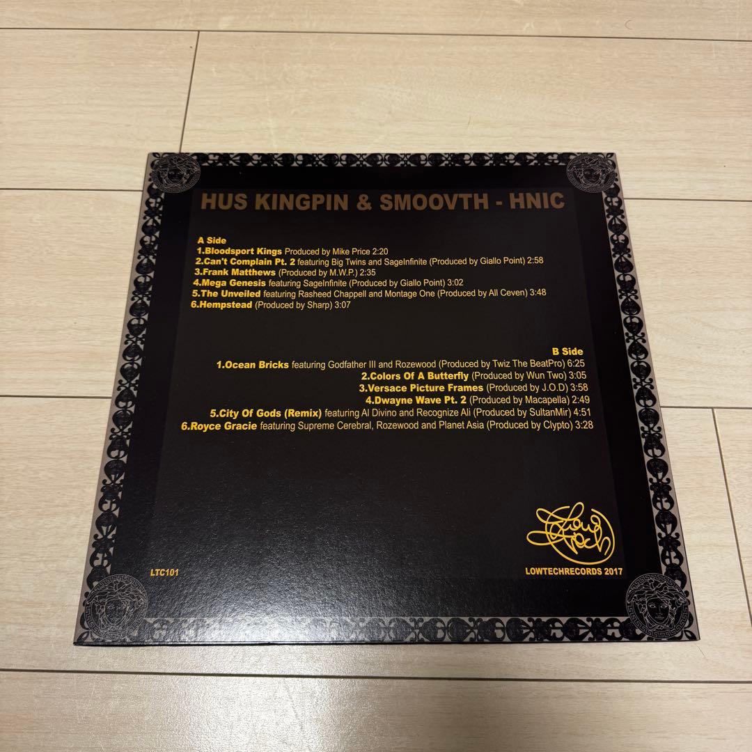Hus Kingpin & Smoovth H.N.I.C レコード LP