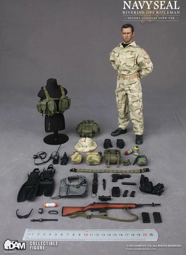 DAMTOYS　NAVY SEAL RIFLEMAN　93011