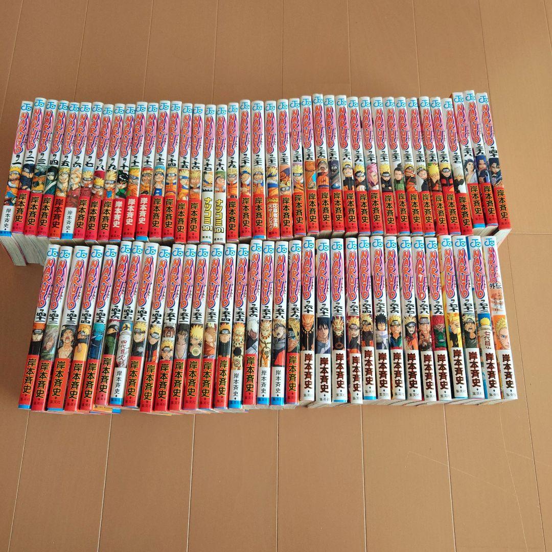 NARUTO☆ナルト☆岸本斉史☆全72巻セット＋外伝1冊☆良品！