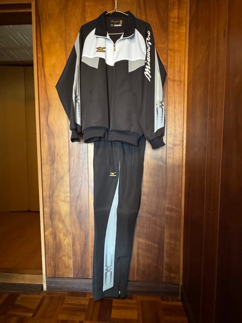 Mizuno Pro ジャケット Lサイズ ブラック/グレー