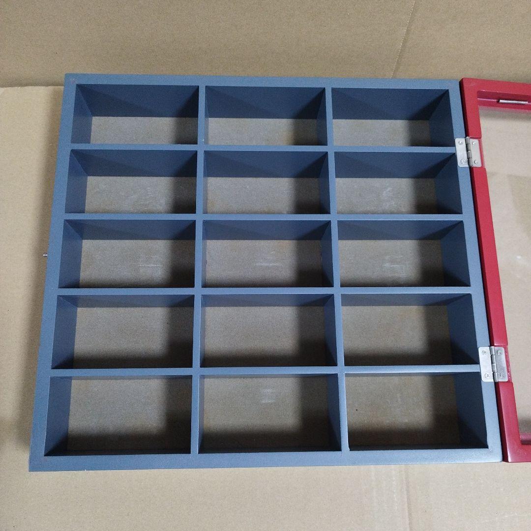 京商 木製ディスプレイケース 2個 ミニカー14台 まとめ売り