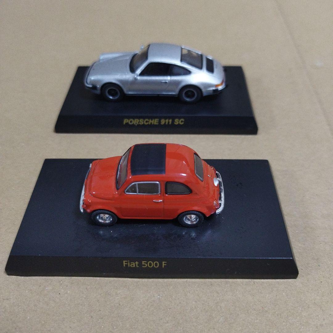 京商 木製ディスプレイケース 2個 ミニカー14台 まとめ売り