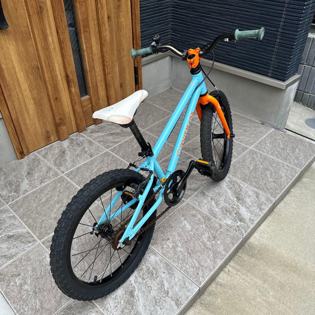 みつき　ヨツバサイクル　18インチ　ラムネブルー　直接手渡し希望