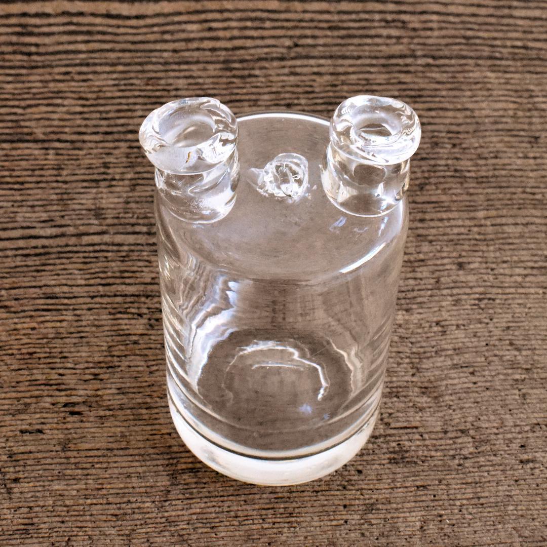 19世紀 英国 実験用 ガラス瓶 ウルフ瓶 Woulff bottle 古道具