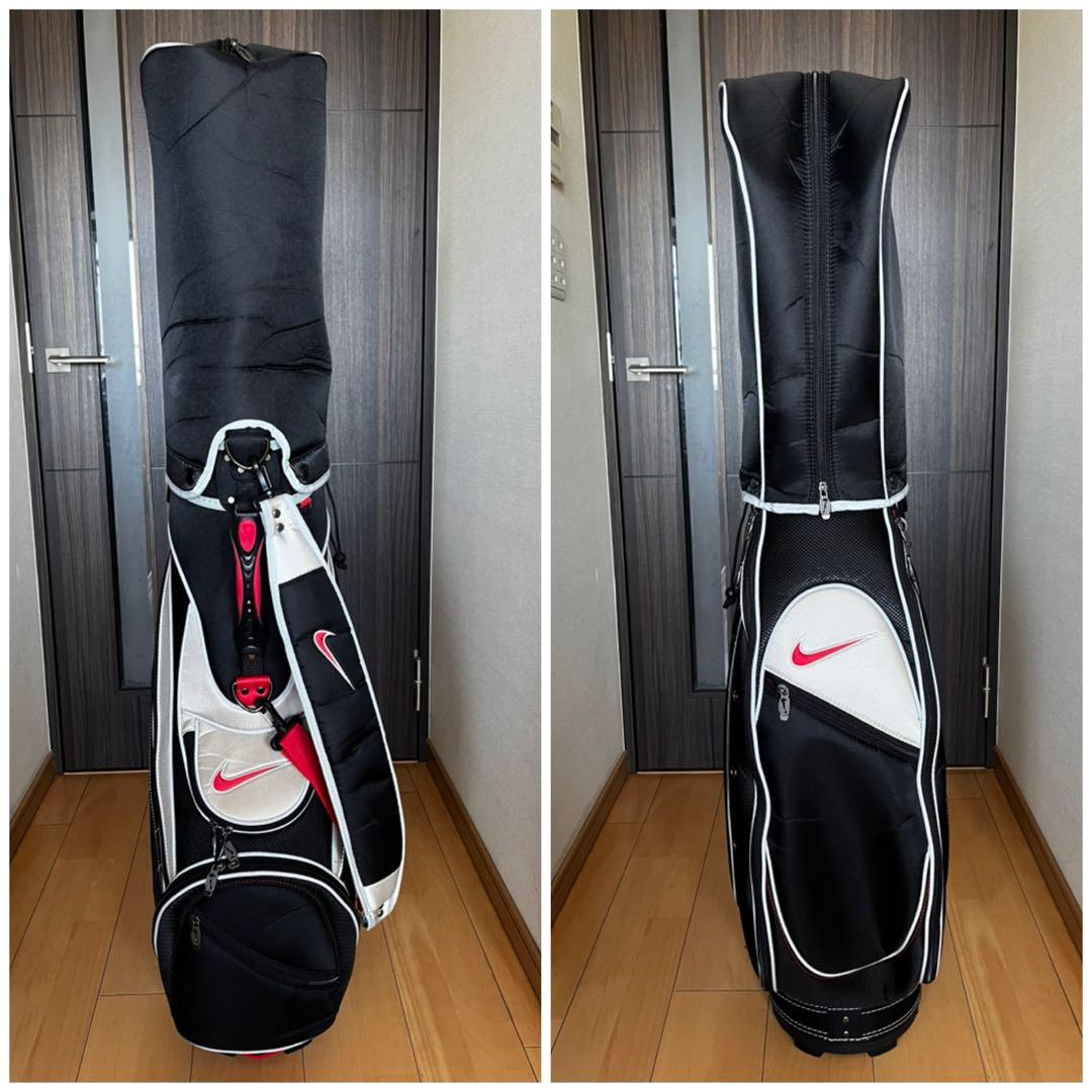 美品完売品　希少ナイキゴルフ　スポーツ　アクティブカートキャディバッグ 黒×赤